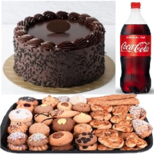 4 Kişilik Yaş Pasta ve 1 kg Kuru Pasta Menüsü