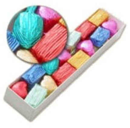 500 Gram Yaldız Kaplı Çikolata