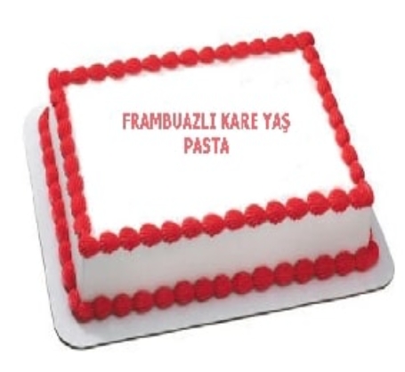 Damakta Unutulmaz Lezzet 40 Kişilik Frambuazlı Pasta