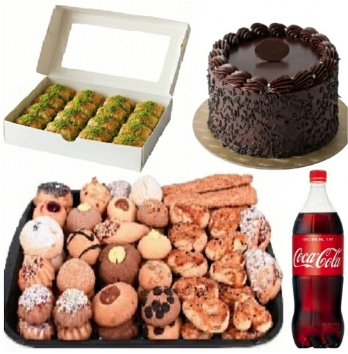 Eşsiz Sunum 4 Kişilik Yaş Pasta Menüsü