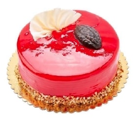 Taze Aromalı 6–9 Kişilik Sade Klasik Frambuazlı Yaş Pasta